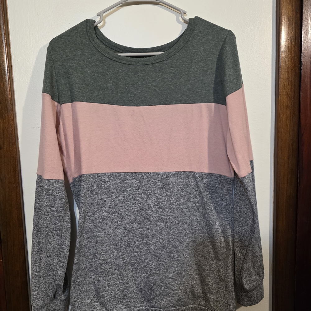 Colorblock Long Sleeve Top